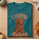 I Prefer Redheads Dog Tee thumbnail 8