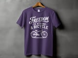 Freedom Is Riding a Bicycle | Beach Cruiser T-Shirt thumbnail 5