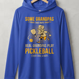 Pickleball Sport-Tek Performance Hood, Some Grandpas Take Naps Real Grandpas Play Pickleball (Then Take a Nap), Lightweight Hoodie thumbnail 4