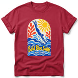 Bold Blue Swim ~ Comfort Colors Premium Tee thumbnail 2