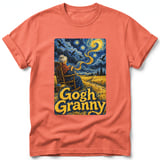 Gogh Granny ~ Comfort Colors Premium Tee thumbnail 4