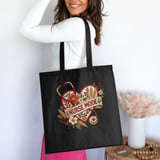 Nurse Mode Sweatshirt, Faux Embroidery Nurse Hoodie, Floral Stethoscope Tote Bag, Nursing Student Gift, Cottagecore Nurse Life Apparel thumbnail 20