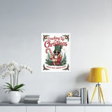 Christmas Nutcracker Poster: Funny Festive Art, Cool Shades, Holiday Decor thumbnail 7