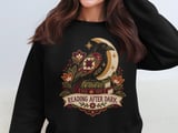 Reading After Dark Tee or Sweatshirt, Faux Patchwork Design thumbnail 12
