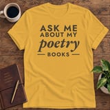 Ask Me About My Poetry Books Softstyle Tee thumbnail 4