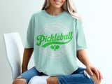 Pickleball Comfort Colors Shirt, That's What I Do I Play Pickleball and I Know Things, Vintage Graphic Tee thumbnail 12