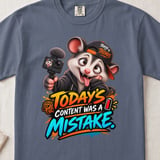Content Was A Mistake Parker the Possum Tee thumbnail 10
