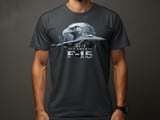 F-15 Eagle Fighter Jet T-Shirt, Military Aviation Graphic Tee, Air Force Pilot Veteran Shirt, Patriotic Jet Aircraft Gift for Men thumbnail 5