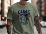 Core Repaired T-Shirt: Strength Restored Abs Shield Graphic, Post Abdominal Surgery thumbnail 5