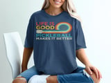 Pickleball Comfort Colors Shirt, Life Is Good Pickleball Makes It Better, Vintage Graphic Tee Shirt thumbnail 4