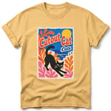 Cutout Cat ~ Comfort Colors Premium Tee thumbnail 7