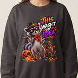 Randy the Raccoon Halloween Sweatshirt thumbnail 12