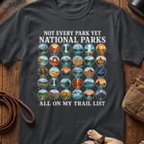 National Park Trail List Tee thumbnail 1