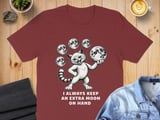 Extra Moon On Hand Absurd  Cat Tee thumbnail 5
