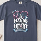 Hands That Care Heart That Prays Tee thumbnail 6