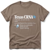 Texas CRNA Definition Tee thumbnail 6