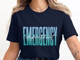 ER Nurse Emergency Department Healthcare T-Shirt, Medical Profession Practitioner Apparel thumbnail 7