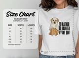 Rather Be Haunted By My Dog Tee thumbnail 3