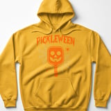 Pickleball Gildan Fleece Hoodie, Pickleween Halloween Pumpkin Paddle Graphic, Cozy Fall Court Pullover thumbnail 10