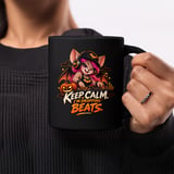 Keep Calm Dropping Beats Mug thumbnail 1