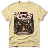 A Book A Day Keeps Reality Away Tee thumbnail 6