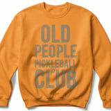 Pickleball Gildan Crewneck Sweatshirt, Old People Pickleball Club, Court Warm Up Cozy Athletic Pullover thumbnail 9
