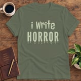 I Write Horror Softstyle Tee thumbnail 8