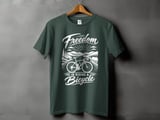 Freedom Is Riding a Bicycle | Road Bike T-Shirt thumbnail 6