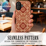 Ethnic Tribal Pattern Digital Art thumbnail 1