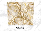 20 oz Skinny Tumbler Wrap, Marble and Gold Swirls Design, Sublimation, Straight and Tapered Wrap png, Digital Download, Elegant Tumbler thumbnail 4