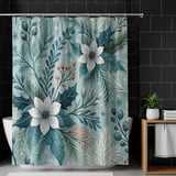 Winter Floral Tumbler Digital, Watercolor Flower Backgrounds, Printable Tumbler Png, Junk Journal Paper, Scrapbooking Paper, Colorful Papers thumbnail 10