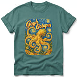Gogh Octopus ~ Comfort Colors Premium Tee thumbnail 8