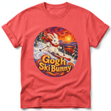 Gogh Ski Bunny ~ Comfort Colors Premium Tee thumbnail 3