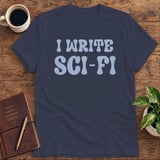 I Write Sci-Fi Softstyle Tee thumbnail 7