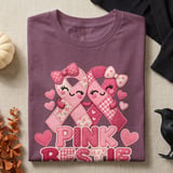 Pink Bestie Faux Patchwork Tee thumbnail 12