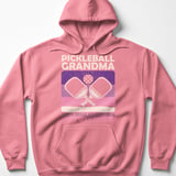 Pickleball Gildan Fleece Hoodie, Pickleball Grandma Like A Regular Grandma Only Way Cooler, Court Pullover thumbnail 11