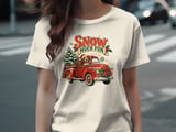 Snow Much Fun Christmas Truck Tee thumbnail 6