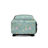 Cute Floral School Supplies Pattern Backpack, Aesthetic Teacher Student Notebook, Cottagecore Flower Print Spiral Notebook thumbnail 9