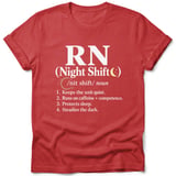 RN Night Shift Definition Tee thumbnail 3