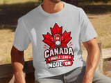 Canada Maple Leaf Mode On Tee thumbnail 2