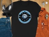 Space-Themed T-Shirt, Moon Base Maintenance Graphic Tee, Cosmic Shirt, Sci-Fi Clothing, Astronaut Gift, Lunar Apparel thumbnail 1