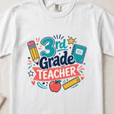 3rd Grade Teacher Shirt, Third Grade Team Crewneck Sweatshirt, Back To School Gift For Elementary Educator, Teacher Appreciation Tee thumbnail 3