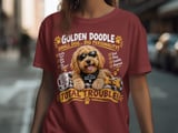 Goldendoodle Total Trouble Tee thumbnail 1