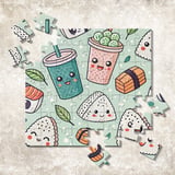 Kawaii Boba Sushi Pattern Digital Design Size Bundle Png thumbnail 11