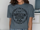 Physician Assistant Life Circle Graphic Tee thumbnail 11