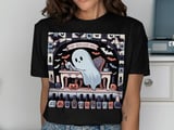 Fab Boolous Nails T-Shirts, Halloween Ghost, Nail Art, Nail Polish, Bats Design, Spooky Season, Trendy T-Shirt, Unique T Shirts thumbnail 6