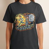 Light Travels Faster Than Sound Funny T-Shirt | Witty Sarcastic Quote Tee | Bright People Meme Humor Graphic Shirt thumbnail 6