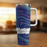 Motion Illusion Swirl 40oz Tumbler Wrap Sublimation, Seamless Distressed Tapered Digital Design, Vibrant PNG, Instant Download, Free Car thumbnail 2