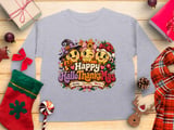 Happy Hallothanksmas Kids Sweatshirt Toddler Long Sleeve Baby  thumbnail 6