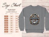 Halloween Sailor On Duty Anchor Set Spirits Up Graphic Nautical Ghost Crewneck Sweatshirts thumbnail 6